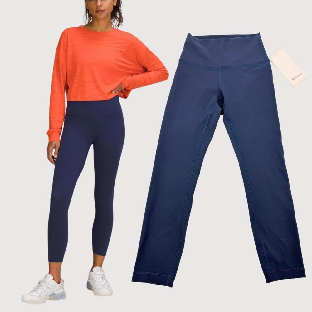 High-Rise Navy Performance Leggings